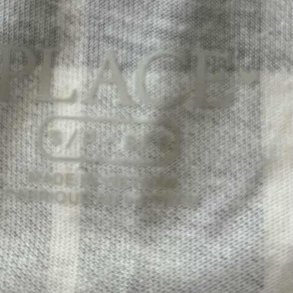 The Children's Place Black and White Checkered Girls Christmas Dress S 5-6 - Picture 5 of 9